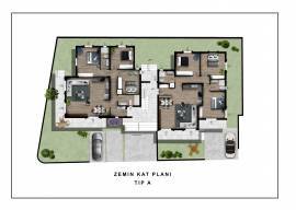 Girne -Çatalkoy bölgesinde  modern yaşam 3+1 bahçe +teras+ özel oto parkı olan konut.