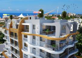 Kyrenia. Centre. Penthouse with a beautiful view 2+1 is ready to move.