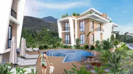 Роскошные квартиры 2+1 в Кирении-Алсанджак, рядом со школой английского языка, сдача в июне 2024 