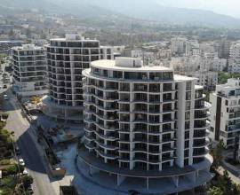 215 sqm duplex 3+1 Penthouse in a luxury residence in the center of Kyrenia