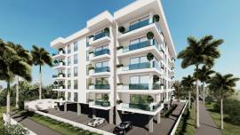 2+1 luxury flats with payment plan under construction in the center of Kyrenia.