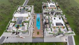 Attention!! Apartment complex with a swimming pool in the center of Kyrenia