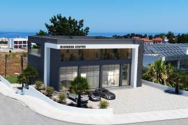 A magnificent business center with offices and shops in a central location in Kyrenia