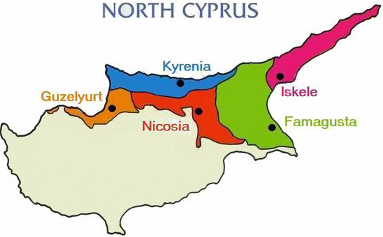 Районы Северного Кипра
